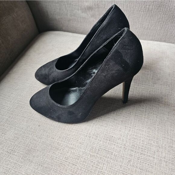 Rock & Republic black suede heels sz 7.5 - Picture 7 of 7